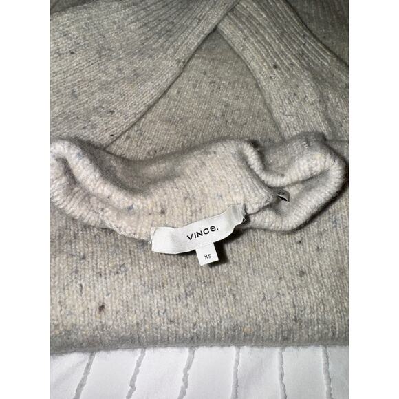 Vince Alpaca Wool Blend Funnel Neck Sweater Women's XS Quiet Luxury Timeless - Picture 4 of 16